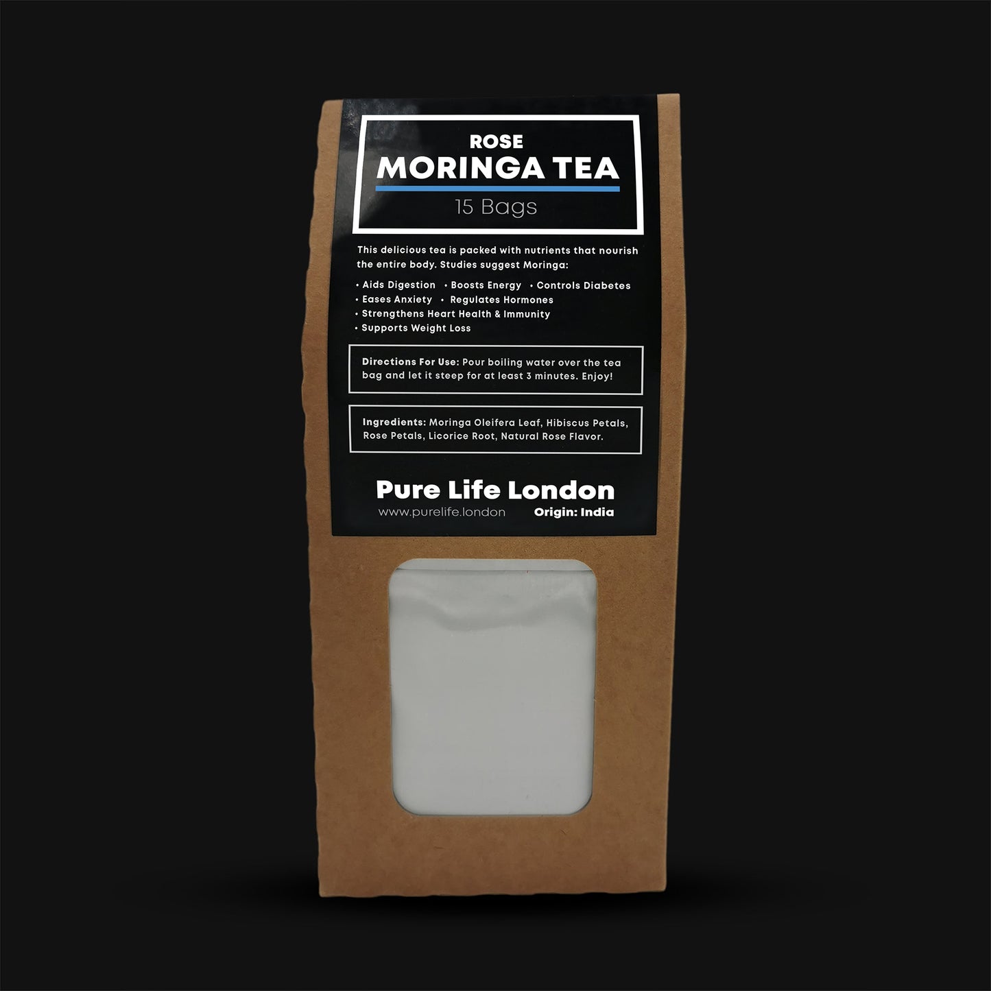 Moringa Tea – Rose (15 Bags)